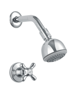 Ducha Sencilla Monza Cruz Cromo Stretto