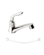 Llave Lavamanos Sencillo Antic Cromo Mas Acople Stretto