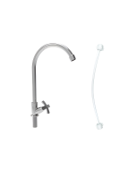 Llave Lavaplatos Sencillo Lotta Cruz Cromo+Acople 20LU0403002A