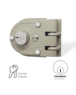 Cerradura Porton Yale Sobreponer Derecha 3021-396 60