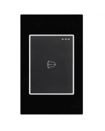 Pulsador Timbre Incrustar Negro Eti57 Project