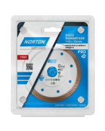 Disco Diamantado Pro Turbo Porcelanato 4.5" 110 mm Norton