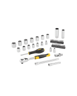 Juego de Herramientas Mecánicas Mando 3/8" 45 Piezas Stanley STMT82829-LA
