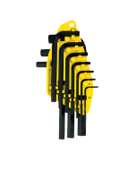 Juego De 10 Llaves Hexagonales Cortas (Pulgadas) Stanley 69-254