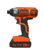 Atornillador Inalambrico Impacto 1/4" 20V + 1 Bateria Black&Decker Bdci20C