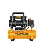 Compresor De Aire Directo Silencioso Libre De Aceite 12L-1Hp Furius Fc112s