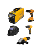 Soldador fw253cel+Careta fw33+Taladro Fbd2149k+Minipulidora fg71+Taladro Fcd12 Furius