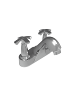 Llave Lavamanos 4" Cruz Cromo + 2 Acoples Lotta PMB 20LU2103000A