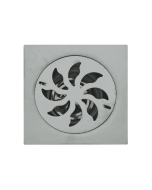 Rejilla Piso Cuadrado 10 cm Wing Acero BYJ-BF003
