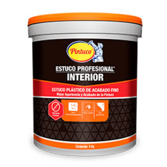 Estuco Profesional Interior Blanco 17060 Caneca 30 Kilos Pintuco