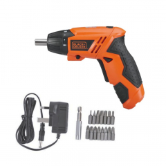 Kit Atornillador 4.8V + 15 Accesorios Black+Decker Kc4815-B3
