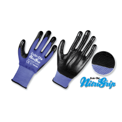 Guante Nylon Texturado Talla 8 Azul 11917038