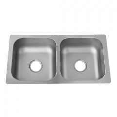 Lavaplatos 80X43 Doble Poceta Socoda Con Antirruido 204050