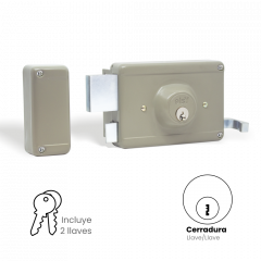 Cerradura Puerta Principal Yale Sobreponer Izquierda 3043-106 60