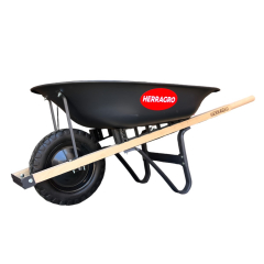 Carreta Pantera Negra Metal 65l Chasis Madera Antipinchazo 90021 Herragro