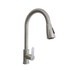 Llave Lavaplatos Monocontrol Veletri Stretto Inox