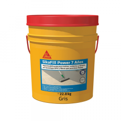 Sikafill Power 7 Años Gris Impermeabilizante Acrílico Para Cubiertas, Techos Y Terrzas 22Kg