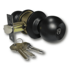 Cerradura de Pomo Cilindrico Metalico - Funcion Alcoba - Kl 501A