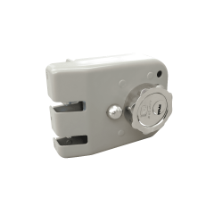 Cerradura de Sobreponer Con Roseta - Kl 1080 Izquierda - Llave Multipunto