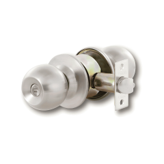 Cerradura Pomo Metal Cilindrico Baño Kl 501 B