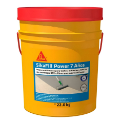 Sikafill Power 7 Años Verde Impermeabilizante Acrílico Para Cubiertas, Techos Y Terrzas 22Kg