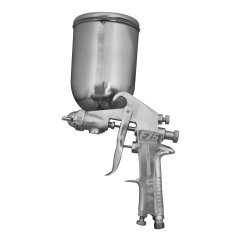 Uduke Aerografo Prof. Pistola F-75 Cromada + Vaso 600 Cc - Alta Ht30599