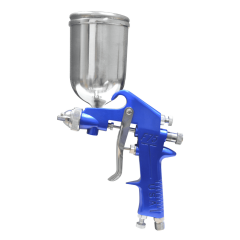 Uduke Aerografo Prof. Usa Vaso 400 Cc Pistola F-75 Azul Ht30564