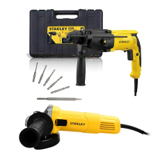Rotomartillo 800W SHR263KB3+Pulidora 4 1/2 Stanley SG6115-B3