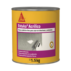 Sika Estuka Acrílico Estuco Para Interior Y Exterior 1.5Kg