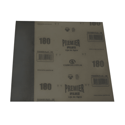 Lija Agua Negra Premier Plus No 180 Carborundum