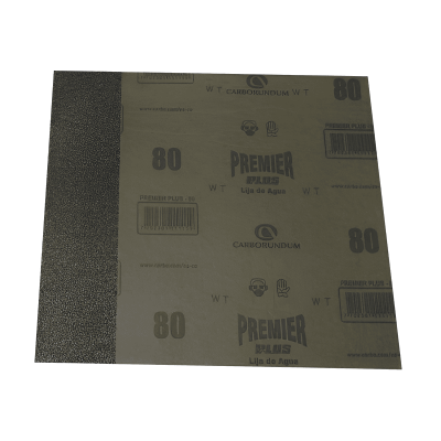 Lija Agua Negra Premier Plus No 80 Carborundum