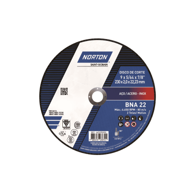 Disco Superfino Bna22 9X5/64X7/8 (2.0Mm) Norton