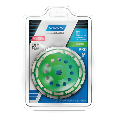 Copa Diamantada Doble Hilera 4 1/2 X 7/8 Norton