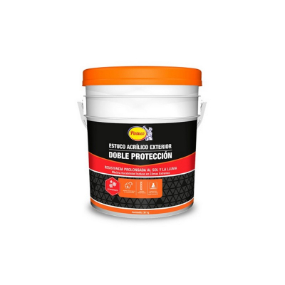 Estuco Acrilico Exterior D/Prot. Blanco 27060 Caneca 30 Kilos