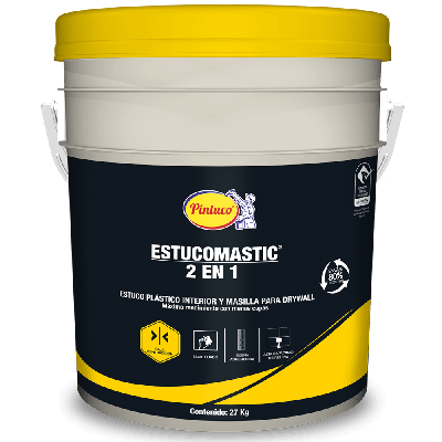 Estucomastic Blanco 18070 Balde 15 Kilos Pintuco