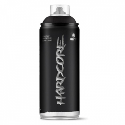 Aerosol Montana Hardcore Negro Brillante Ex014H9011 400Ml