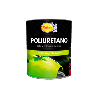 Poliuretano Negro Mate 602 Automotriz 1 Gl Pintuco