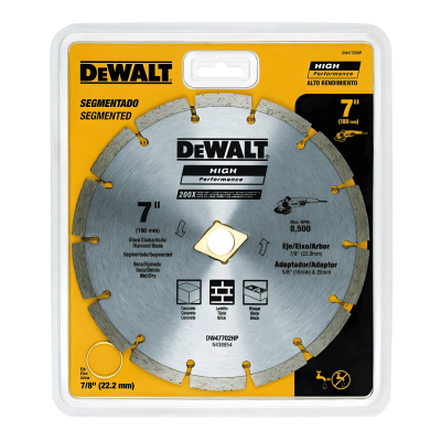 Disco Diamantado Segmentado 7 Dw Dewalt Dw47702Hp