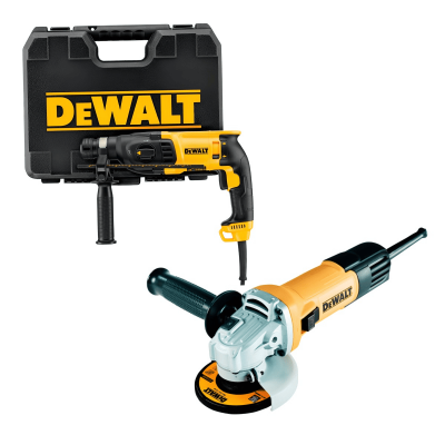 Rotomartillo Dewalt D25133K+Pulidora 4-1/2” Dewalt Dwe750