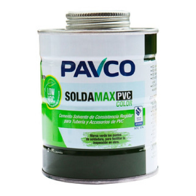 Soldadura Pvc Verde 450 Gr.(1/8) Pavco