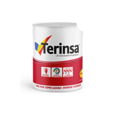Vinil Plus Blanco Puro 95231-0501 Caneca 5 Galones Terinsa Pintuco