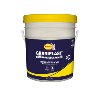 Graniplast Esgrafiado Estandar Blanco Tx 40401 Caneca 30 Kg