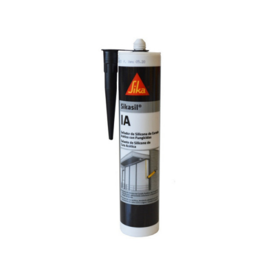 Sikasil-Ia Negro Silicona Acética Antihongos 280Ml