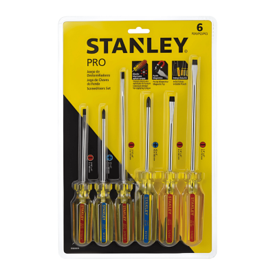 Juego Destornilladores Pro 6 Pc Stanley Stht69170