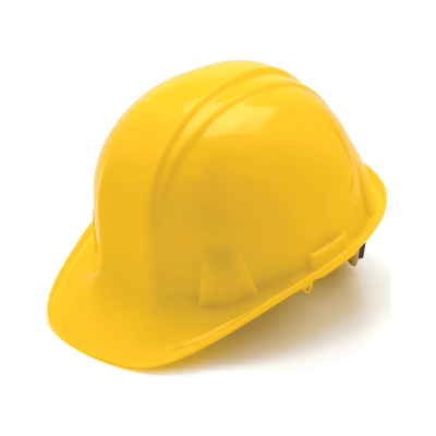 Casco Industrial Con Ventilacion  4 Puntos Con Rachet Amarillo 11888706