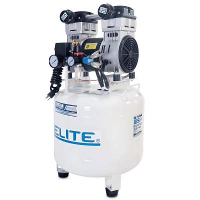 Compresor Tipo M Vertical Elite Ca2542D Libre De Aceite Y Silencioso 125Psi-1800Rpm-42L-2.5 