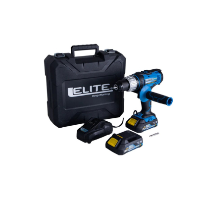 Taladro Percutor Inalambrico 1/2 20V 2 Baterias Elite Xid20