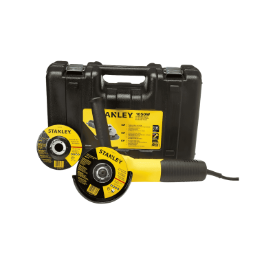Pulidora 4-1/2 + Estuche + 2 Discos  Stanley Sgs1045K-B3