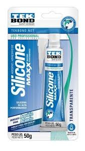 Silicona Acetica Uso General X 50Gr Blister Transparente Tekbond