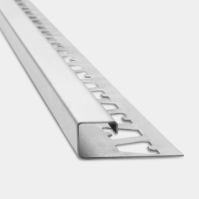 Terminación Cuadrada En Acero Inoxidable Atrim 12X12Mm Brillante